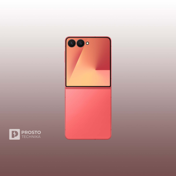 Смартфон Samsung Galaxy Z Flip 7 12 ГБ, 256 ГБ Coralred